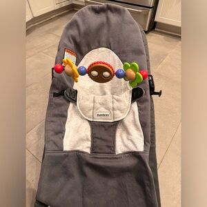 Used Baby BJORN Bouncer Soft Baby Bliss Seat Cover only in Grey